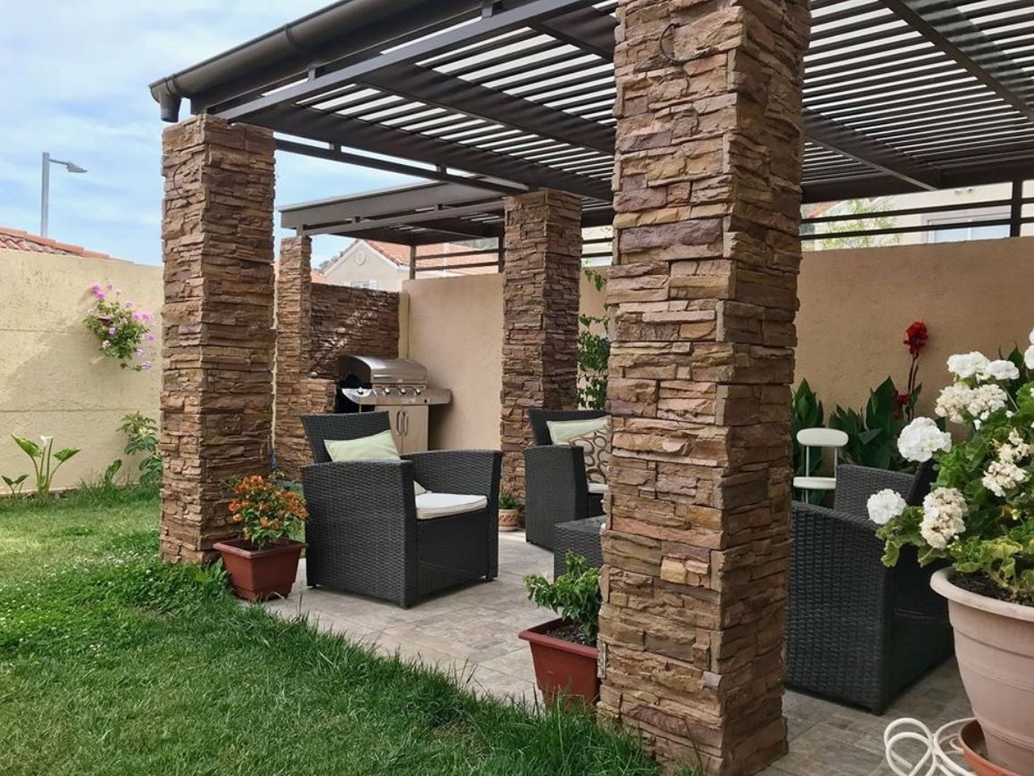 19 ideas to decorate the walls and pillars of your house with stone