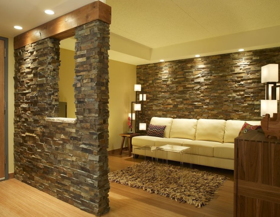19 ideas to decorate the walls and pillars of your house with stone