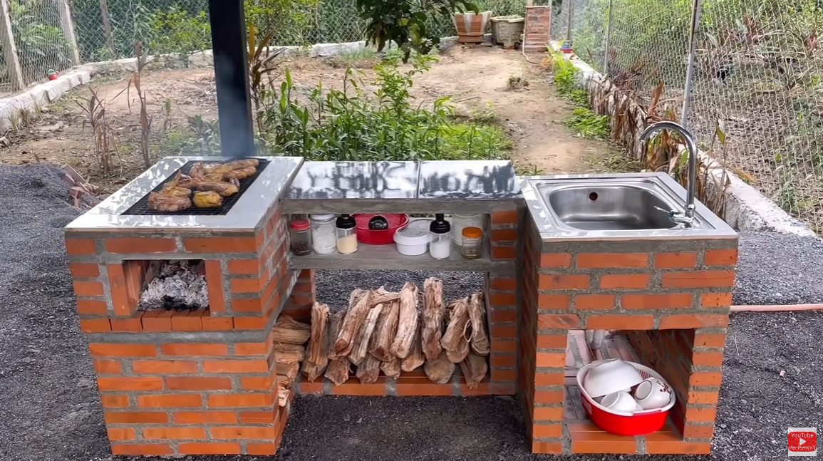 30 Outdoor Brick Kitchen Ideas You Can Build for All Budgets Crafty Daily