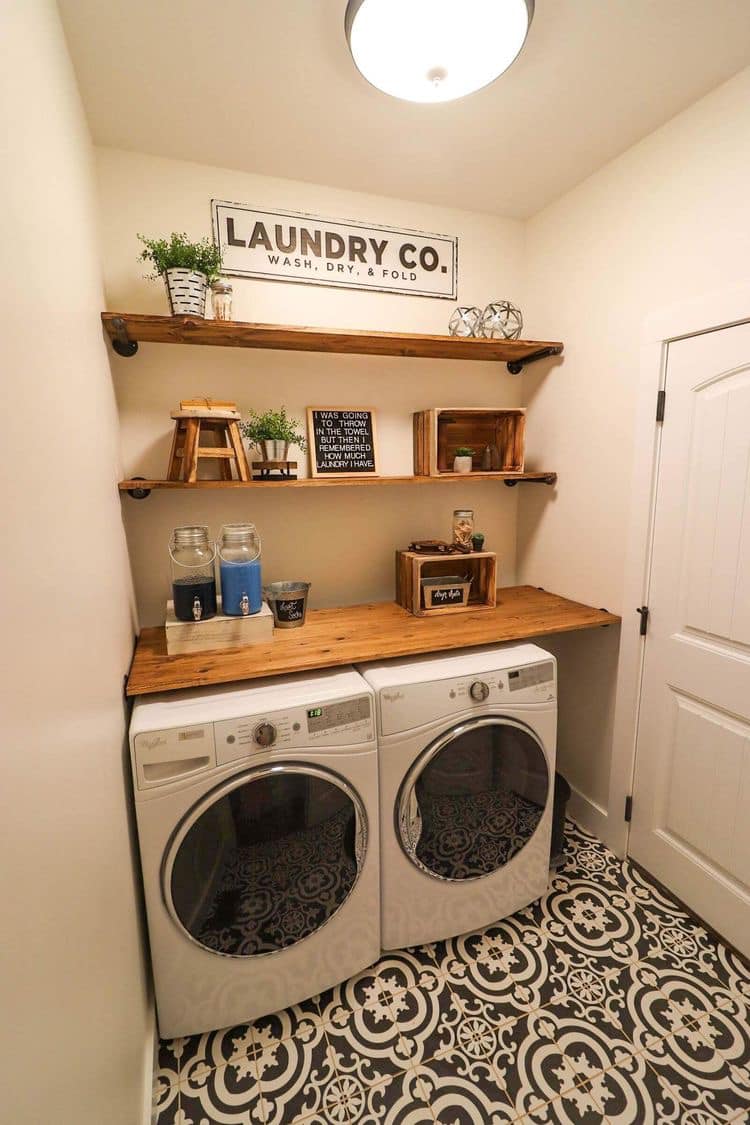 35 Fresh & Functional “Laundry Room” Ideas for Small Spaces – Crafty Daily