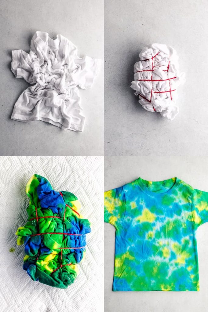 How to Create Various Tie-Dye Patterns and Folding Techniques