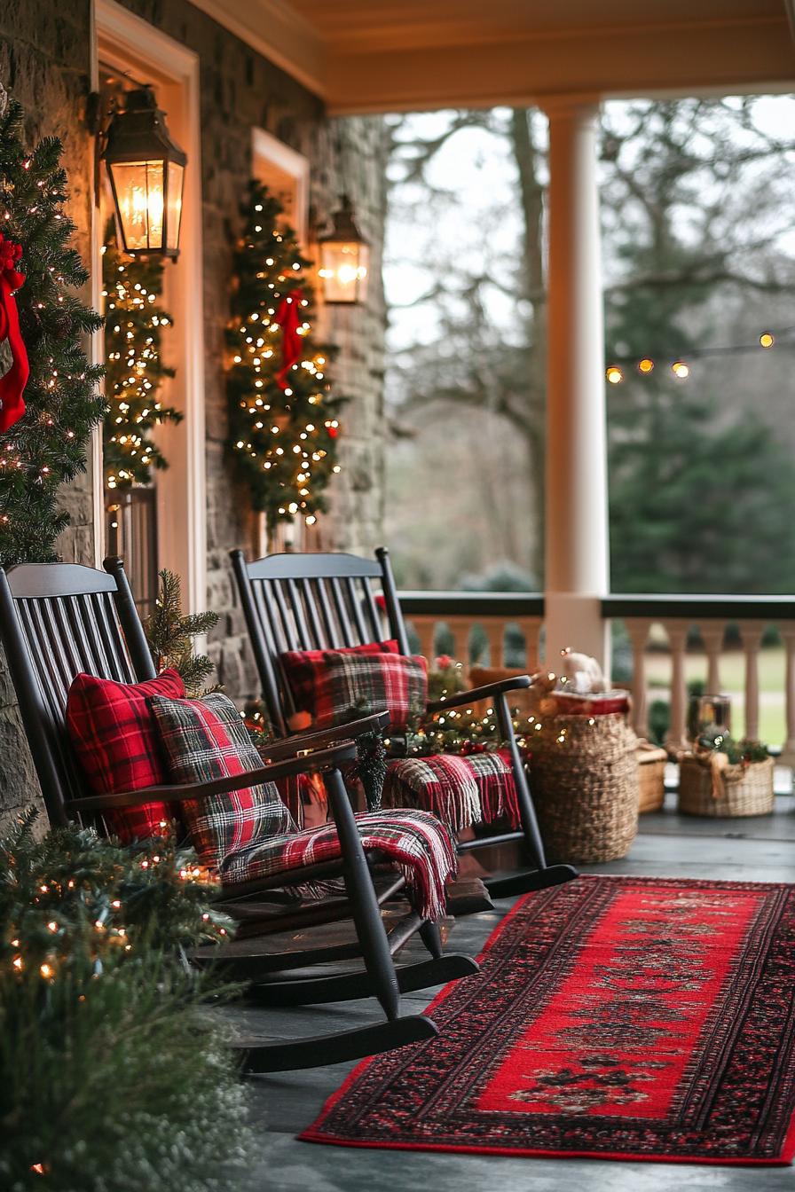 38 Christmas Porch Decor Ideas to Welcome the Holiday Season – Crafty Daily